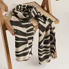 Stylish Zebra Pattern Autumn Winter Shawl Scarf