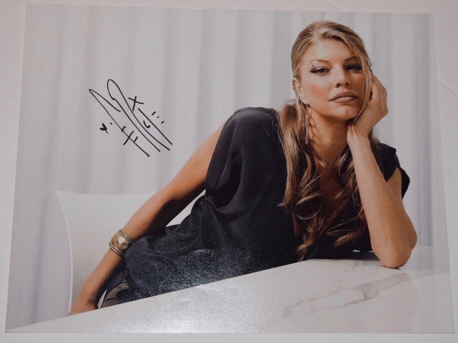 FERGIE Signed Autographed 11x14 Photo Poster painting The Black Eyed Peas COA VD