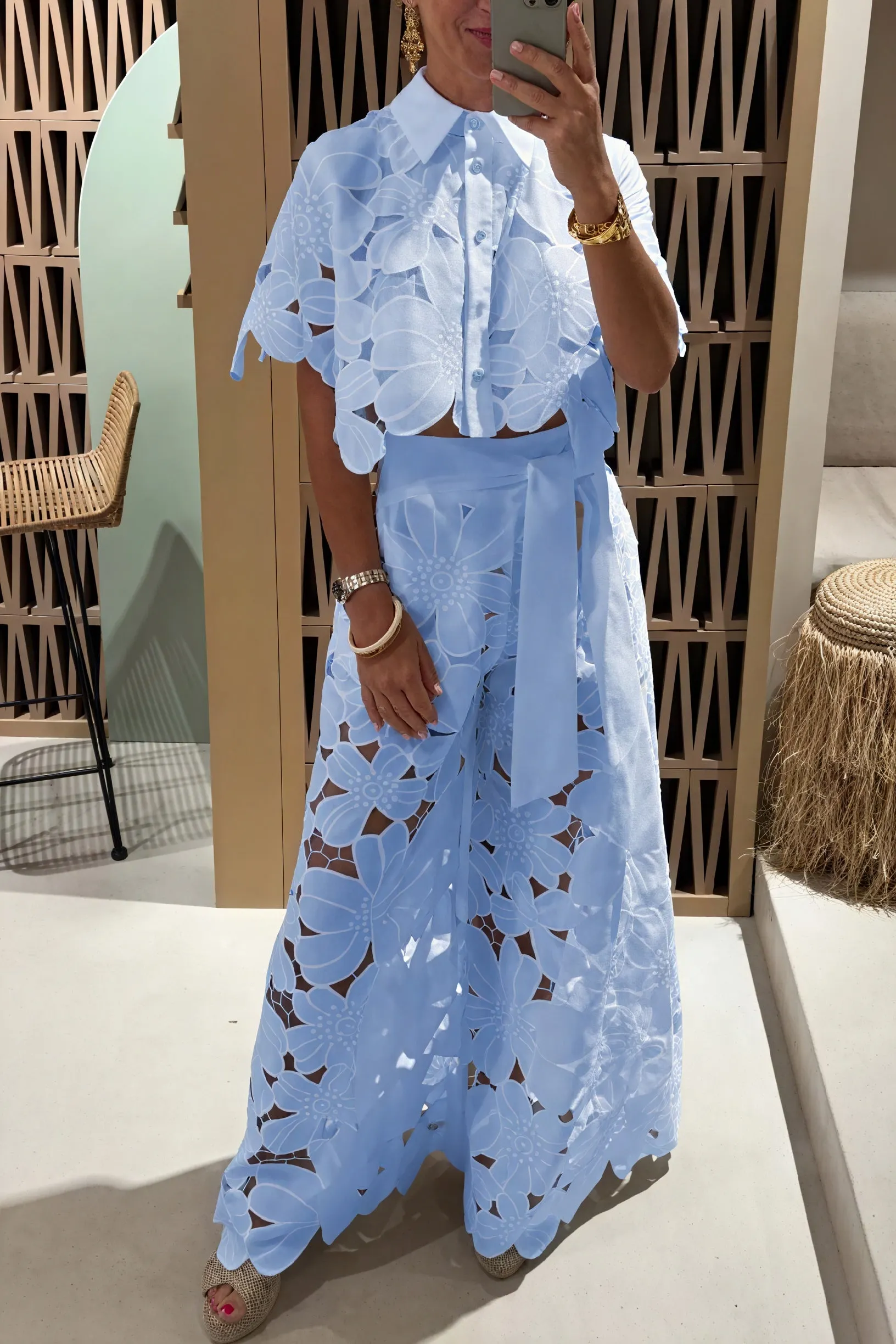 Nicolette | Elegant Lace Set - Beautiful Two-Piece Outfit - Image 3