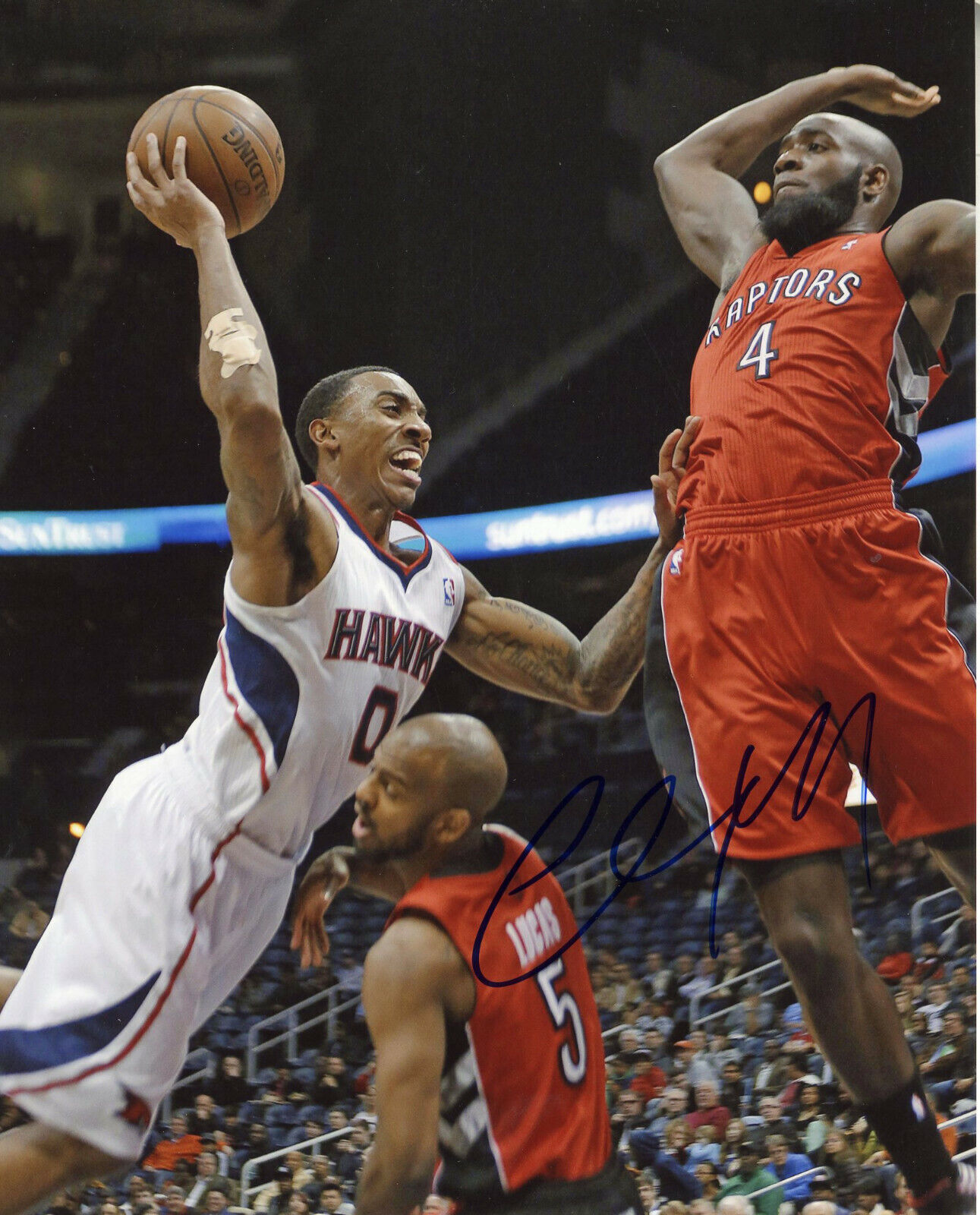 Quincy Acy Autographed 8x10Toronto Raptors#S1206