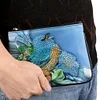 DIY Bird Art Special Shaped Diamond Painting Wristlet Wallet Women Clutch Mosaic Bag