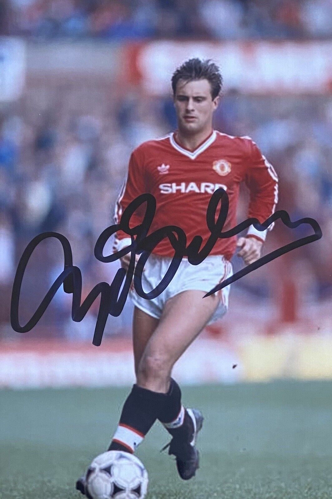 Clayton Blackmore Genuine Hand Signed Manchester United 6X4 Photo Poster painting 12