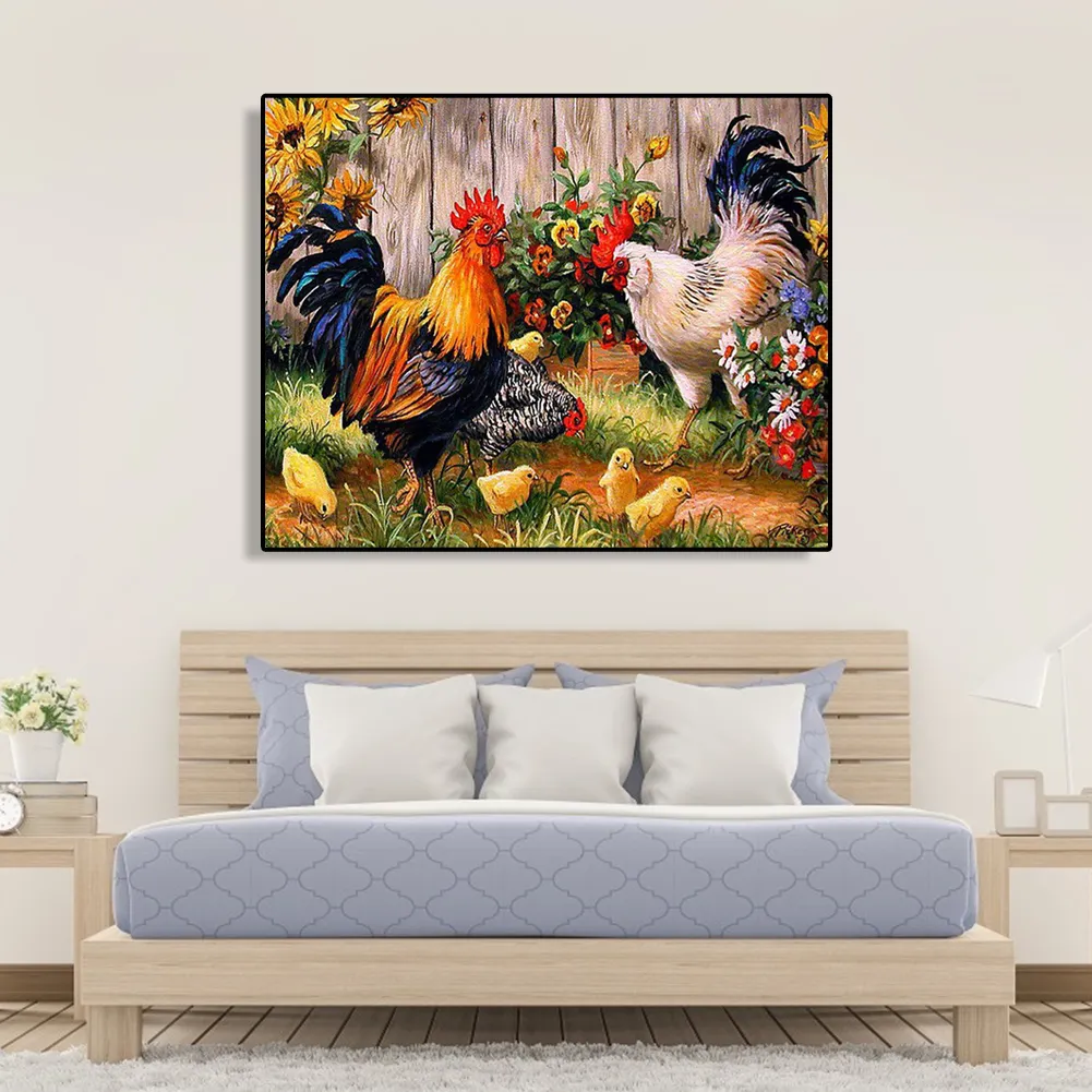 Chicken - Paint By Number(40*50cm)