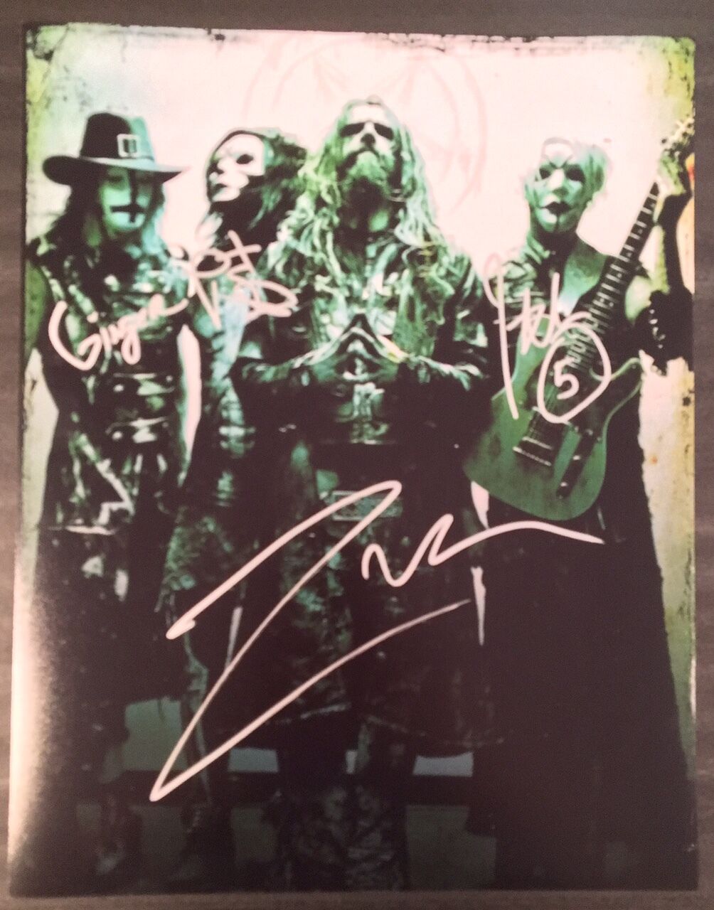 GFA Ginger Fish, Piggy D, John 5 * ROB ZOMBIE * Band Signed 11X14 Photo Poster painting Z2 COA