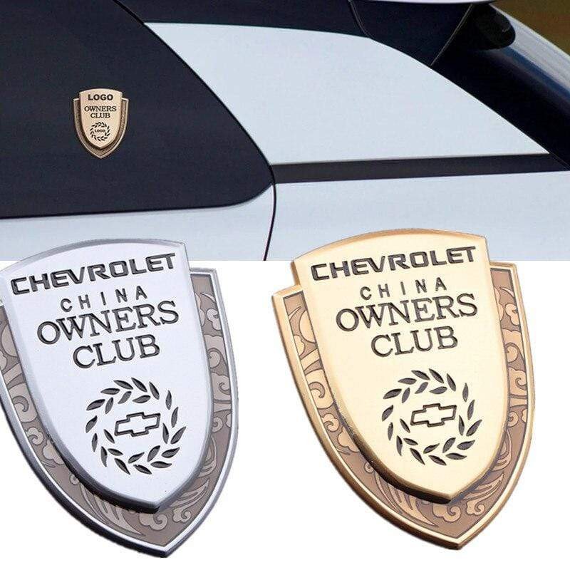 Car Styling 3D Metal Emblem Badge Rear Trunk Sticker For Chevrolet Aveo Cruze Malibu Trax Lacetti Niva Camaro Sail Accessories voiturehub dxncar