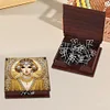 Elegante Dame Holz Notizblock Halter - 5d DIY Handwerk Aufbewahrungsbox