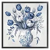 (Stamped/Counted) Blue And White Porcelain Vase-11CT Cross Stitch 45*45cm