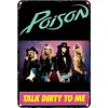Poison - Panneaux en &eacute;tain m&eacute;tallique(20*30cm/30*40cm) - Musique