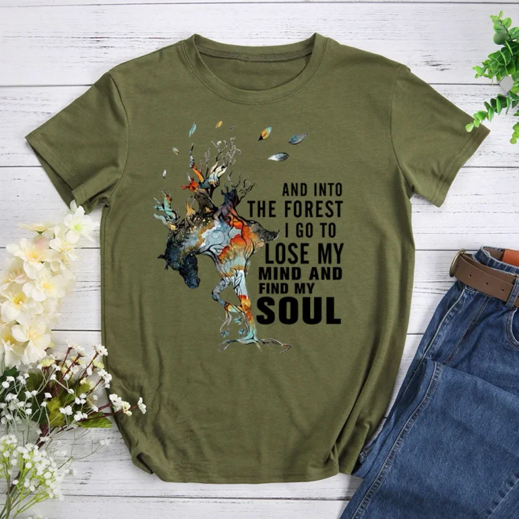 And into the forest i go to lose my mind my soul Hiking Tees -012438