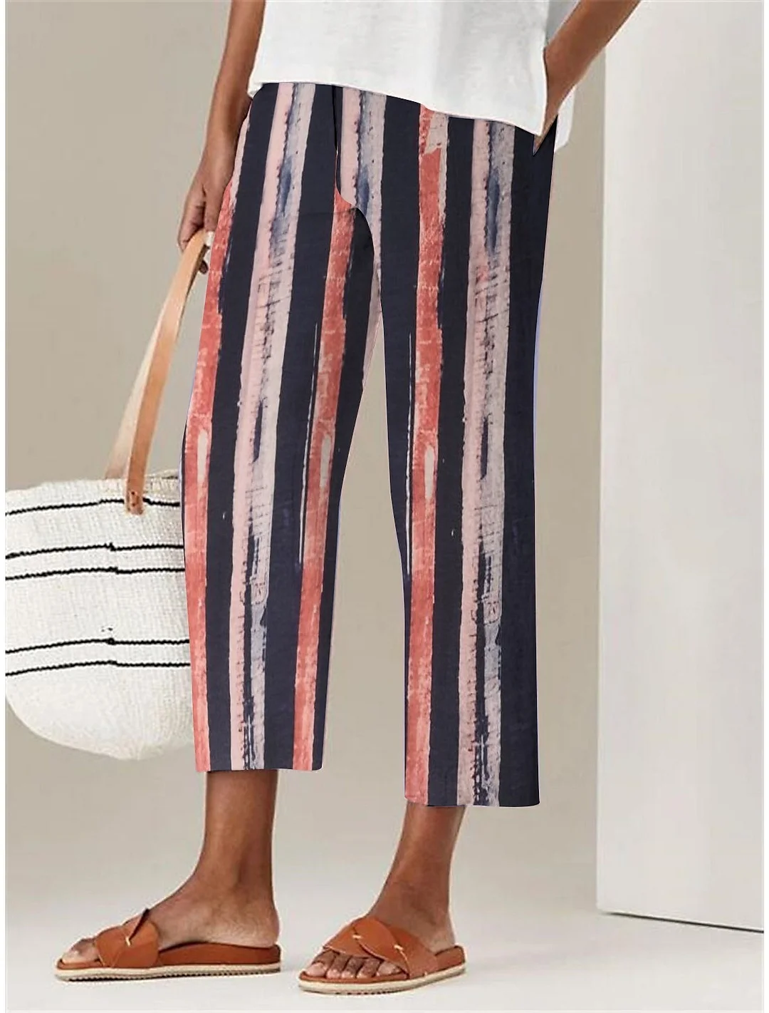 Women's Casual Stripe Comfort Pants