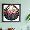 Flamingo - 11CT Stamped Cross Stitch 40*40cm/15.75*15.75in