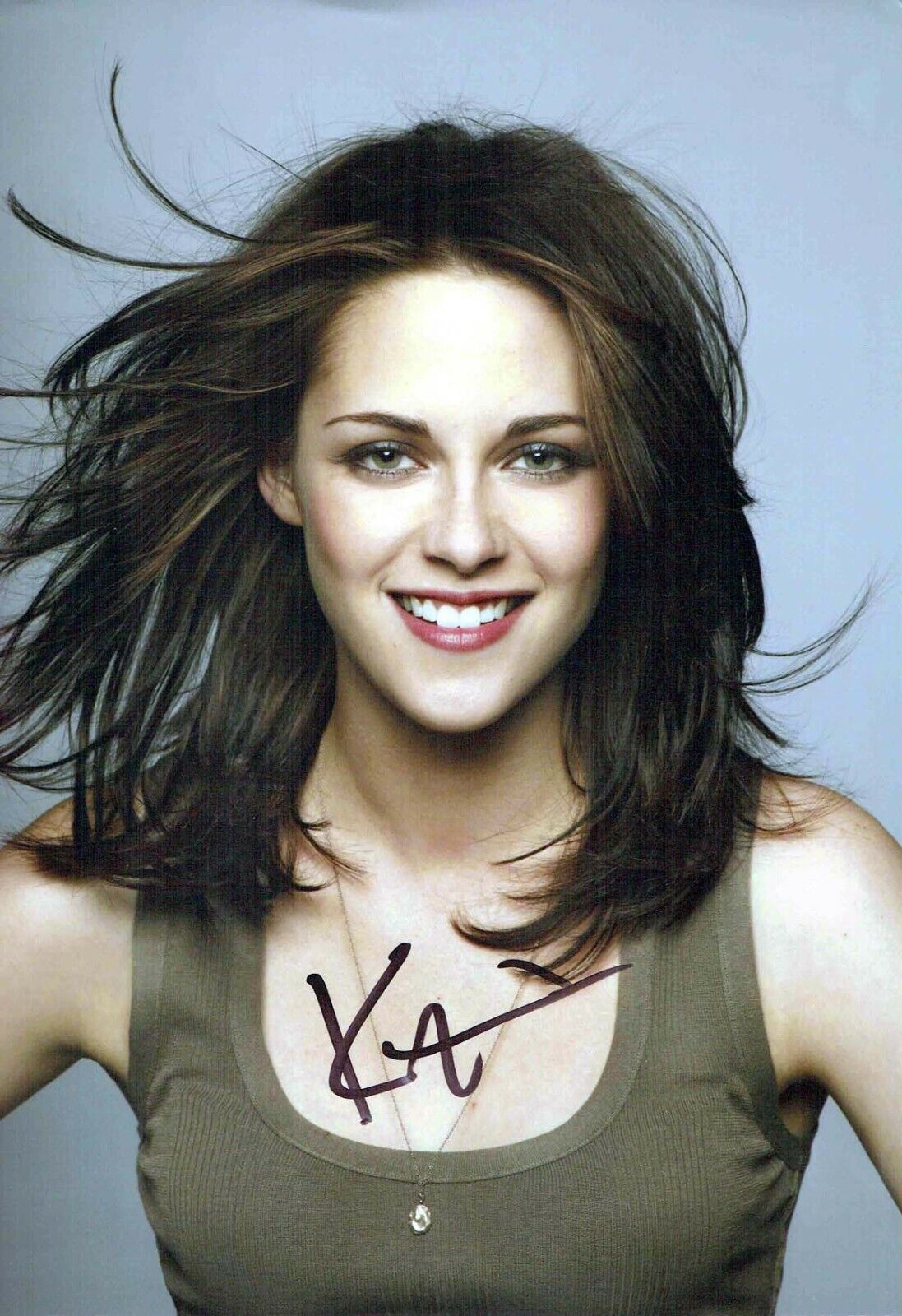 Kristen STEWART SIGNED Autograph SEXY Photo Poster painting AFTAL COA Charlies Angels Actress