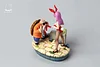 Master Roshi & Bunny Girl Bulma - Dragon Ball Resin Statue - Big Egg Studio [In Stock]