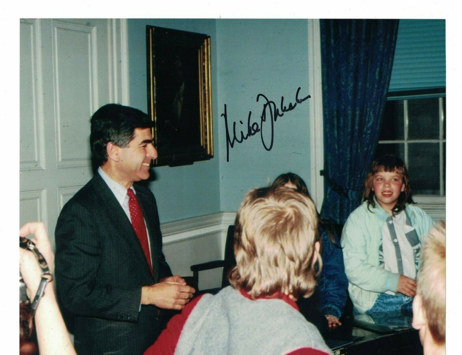 Mike Dukakis Presidential Candidate Signed 8 x 10