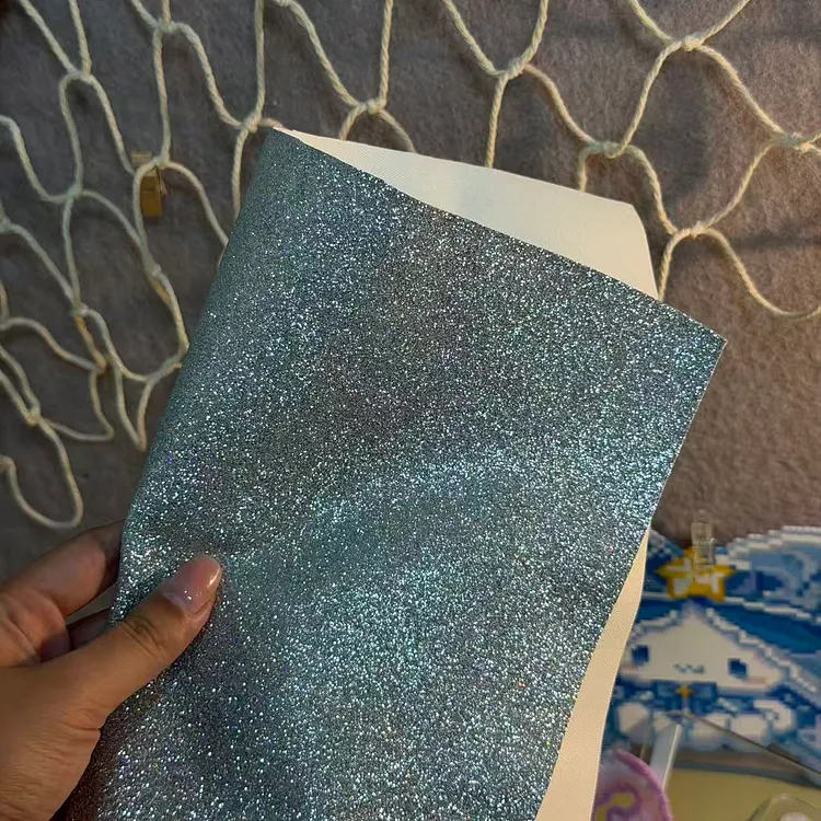 Silver Glitter Sheet for Ironing