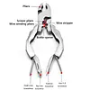 9 in 1 Keychain Multitool Pliers Multi-Function Compact Keychain Tools Lightweight with Adjustable Wrench for Everyday Repair Gifts Travel & Outdoor Use