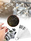Carburetor Carbon Dirt Jet Remove Cleaner 10 Cleaning Needles 5 Brushes Tool Kit