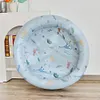 Inflatable Swimming Pool Baby  Outdoor Paddling Pool (Beige 90cm diameter)
