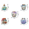 5Pcs Acrylic Special Shape Animal in Bottle Diamond Painting Fridge Magnets