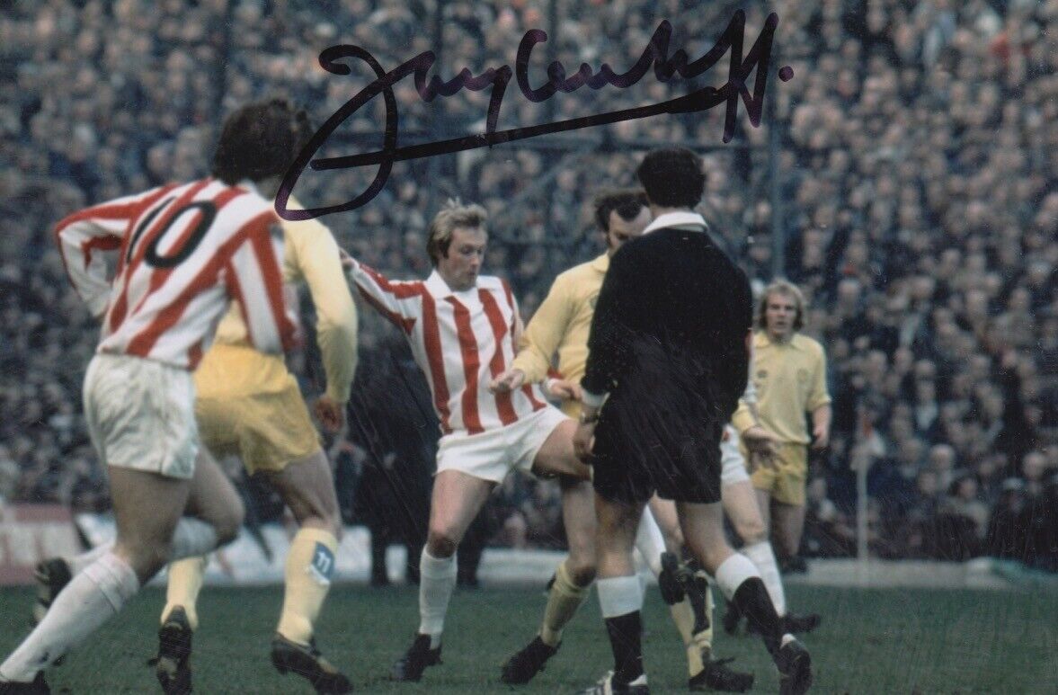 JIMMY GREENHOFF HAND SIGNED 6X4 Photo Poster painting - FOOTBALL AUTOGRAPH - STOKE CITY 1.