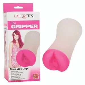 pornhint Pornhint The Gripper Deep Ass Grip Male Masturbator Stroker Ass Ribbed Sex Toy Pink/Frost