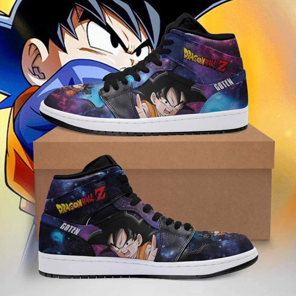 Goten Sneakers Galaxy Custom Anime Dragon Ball Shoes