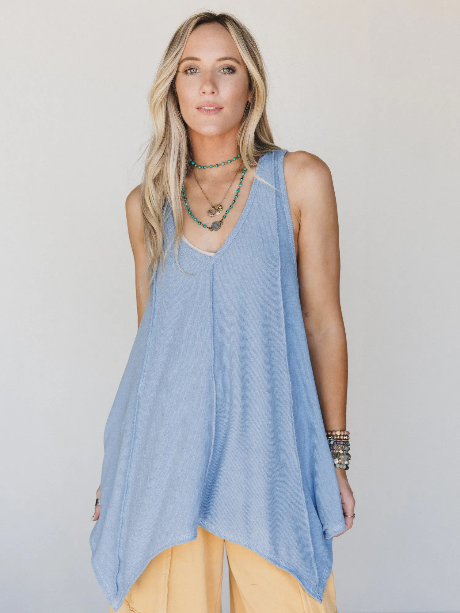 The Nest Drift Away Top - Denim