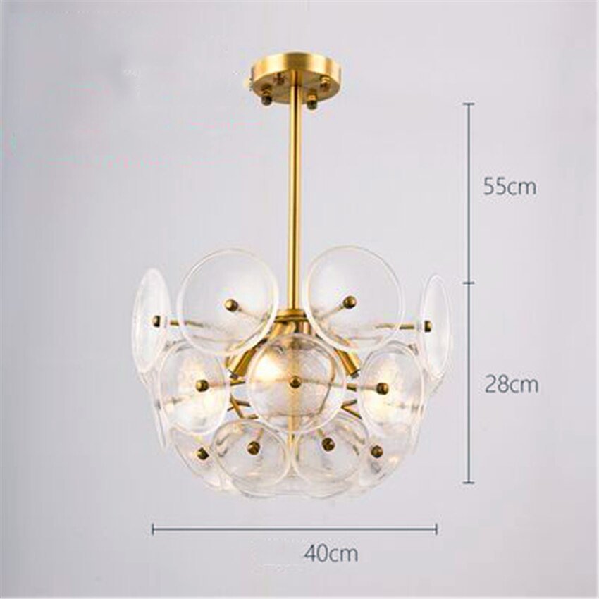 Nordic Luxury Pendant Lights Lighting Bedroom Living Room Glass Pendant Lamp Kitchen Restaurant Cafe Lustre Chandeliers Lighting