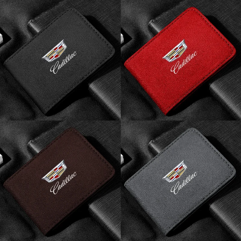 Car logo driver's license leather case card holder