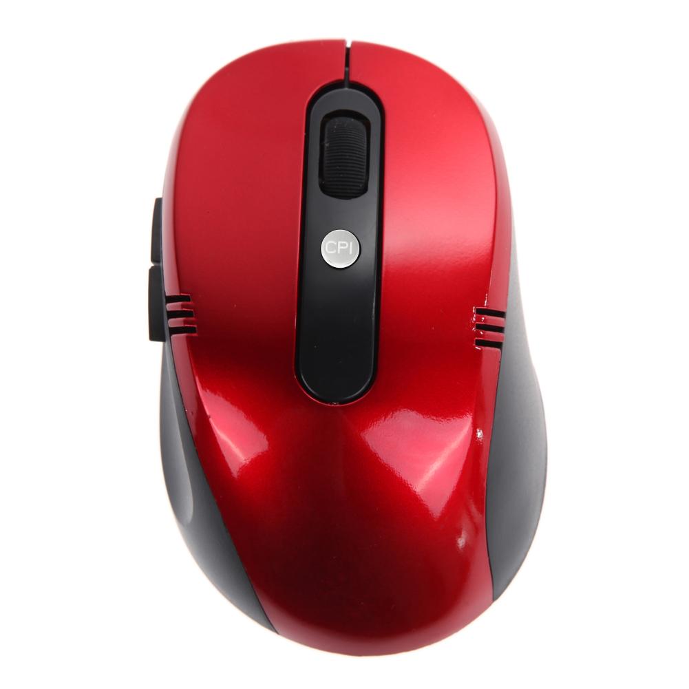 

Optical Wireless Mouse Usb Receiver Rf 2.4G For Desktop & Laptop Red, 501 Original
