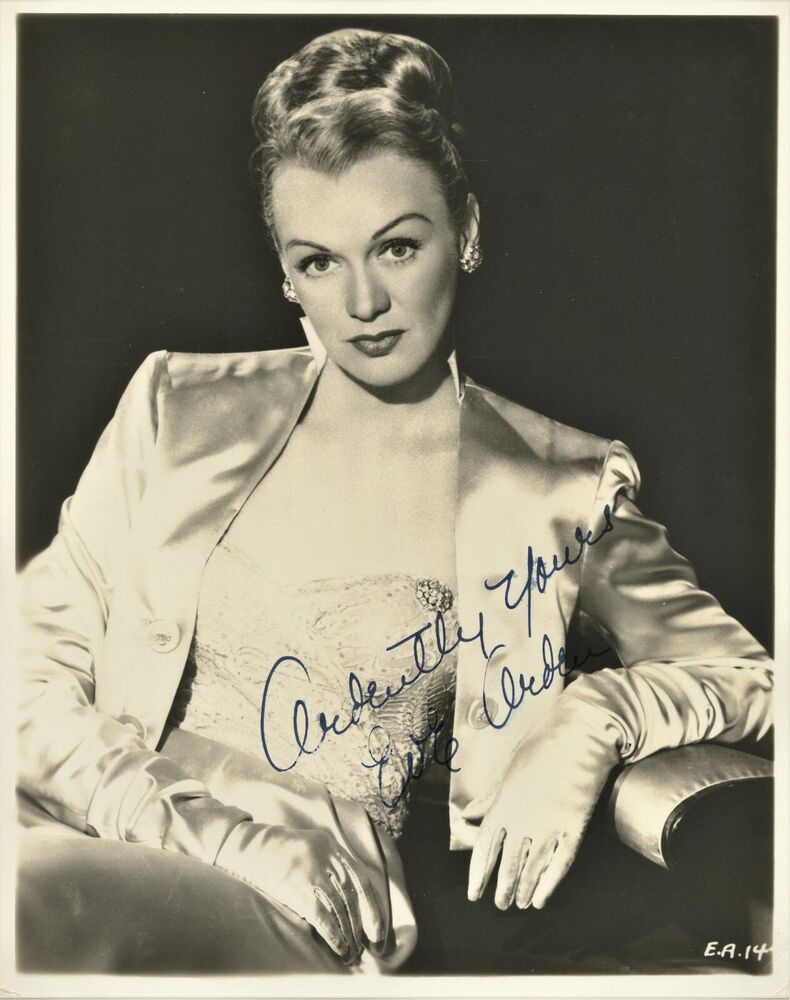 Vintage EVE ARDEN Signed (secretarial) Photo Poster painting