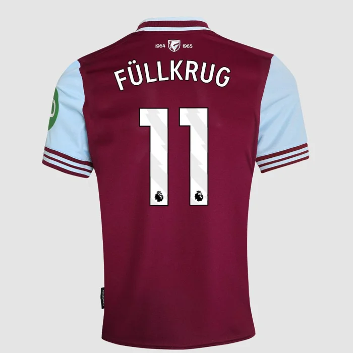 West Ham United Niclas Füllkrug 11 Home Trikot 2024-2025