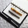 Octagonal pocket pen, German Schmidt ink cartridge, titanium alloy steel neutral ballpoint pen