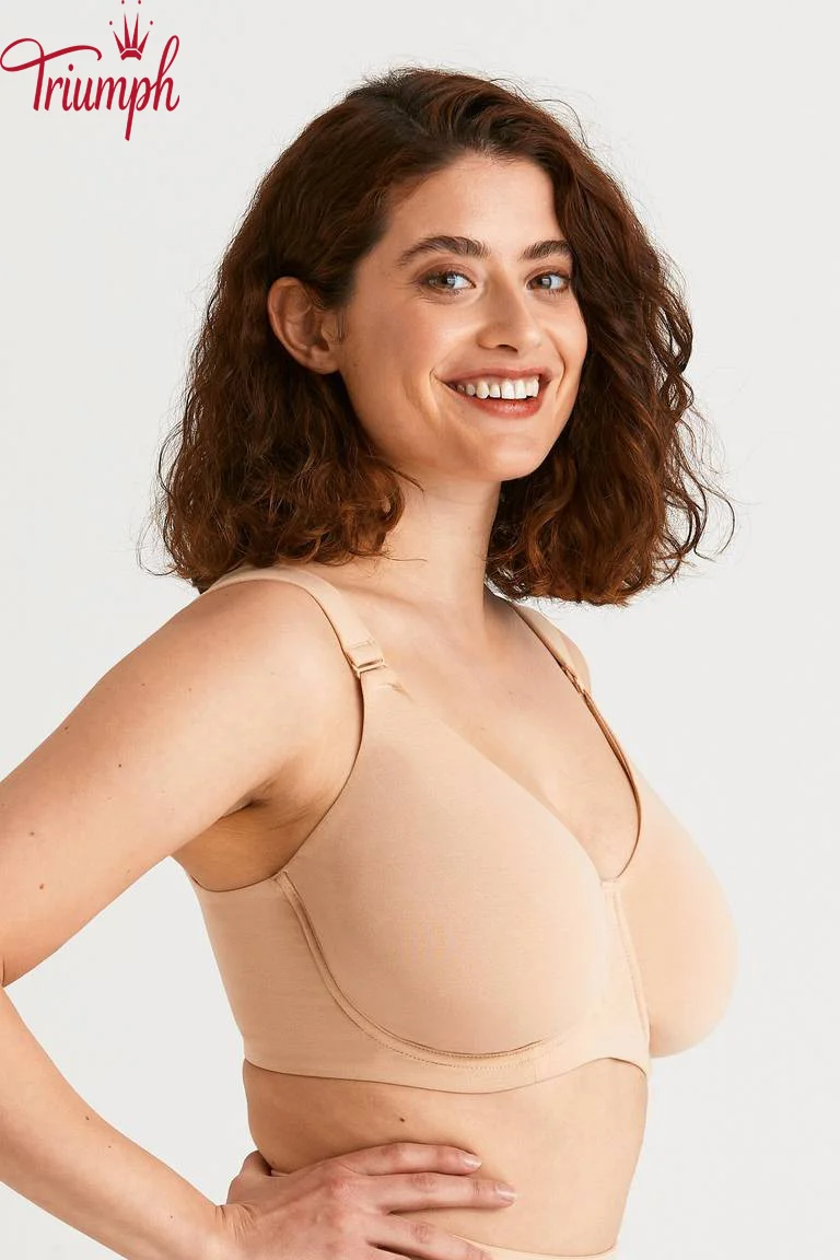 Triumph - (4 peças) Soutien de algodão com armação