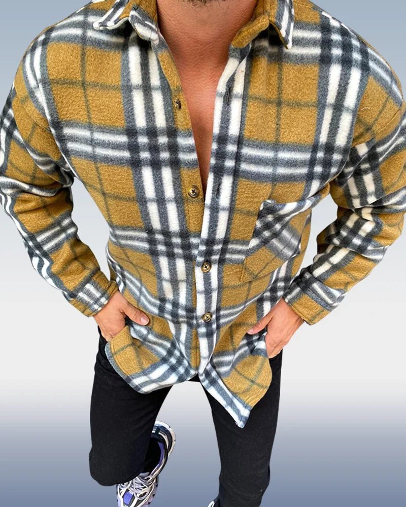 Men's new autumn shirt jacket 011