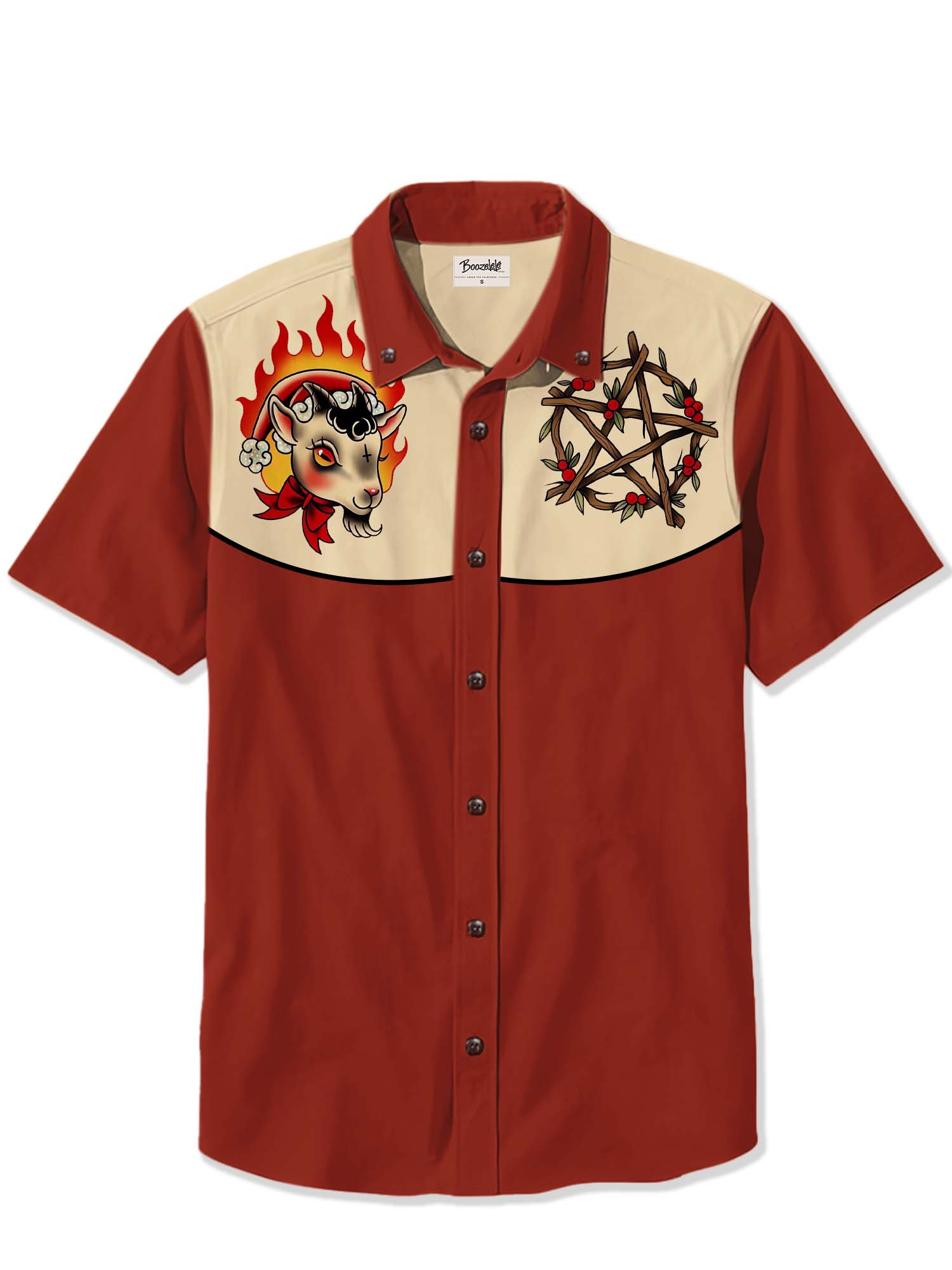 Christmas Evil Goat - 100% Cotton Shirt