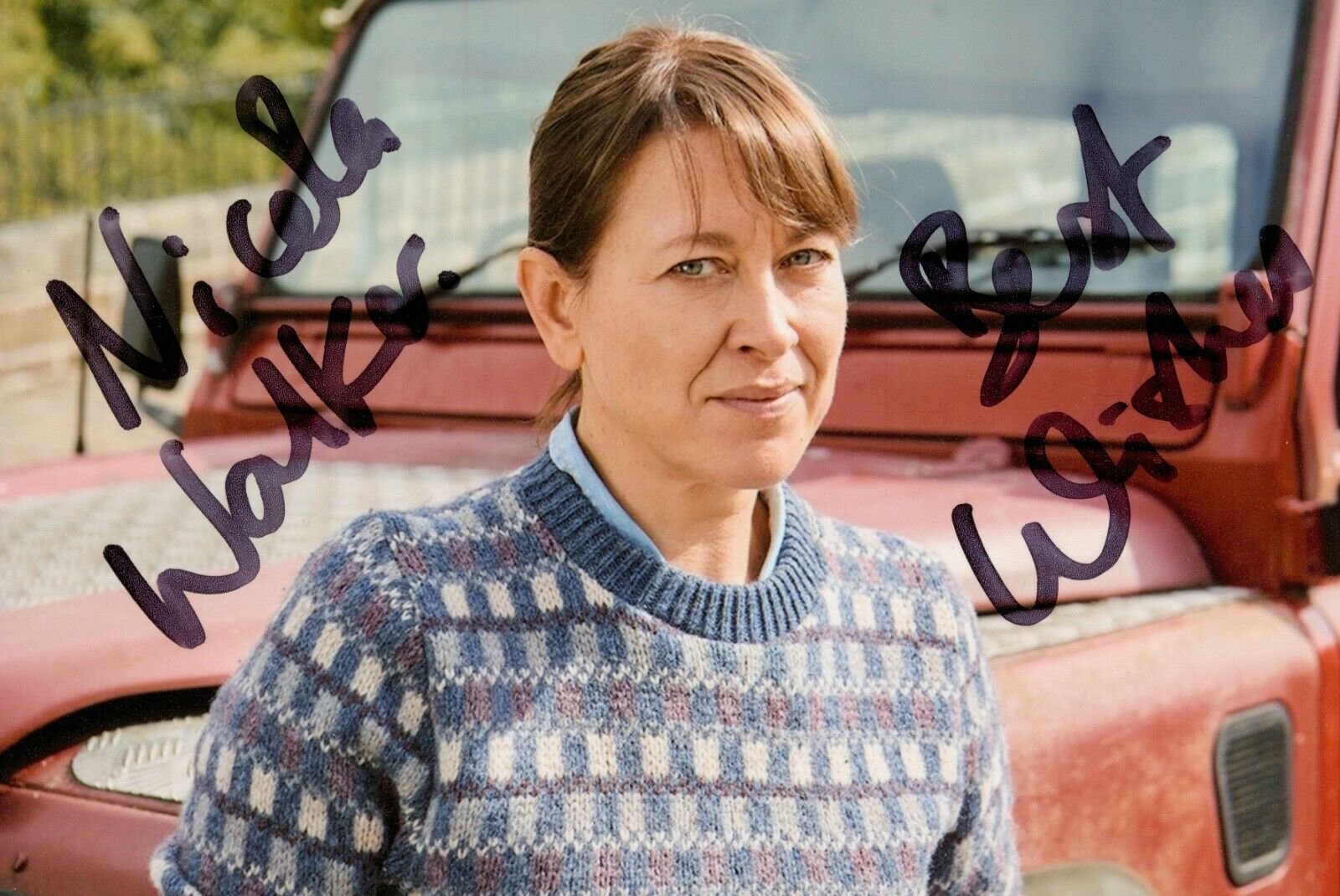 Nicola Walker Signed 6x4 Photo Poster painting Last Tango in Halifax Gillian Autograph + COA