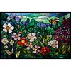 uk.everydayedeals (Limited Stock)Cross Stitch - 11ct Stamped - Buisson De Peinture En Verre (60*40cm)