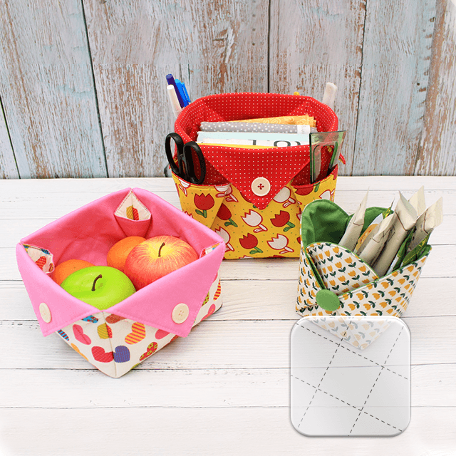 DIY Easy Fabric BasketWith Instructions