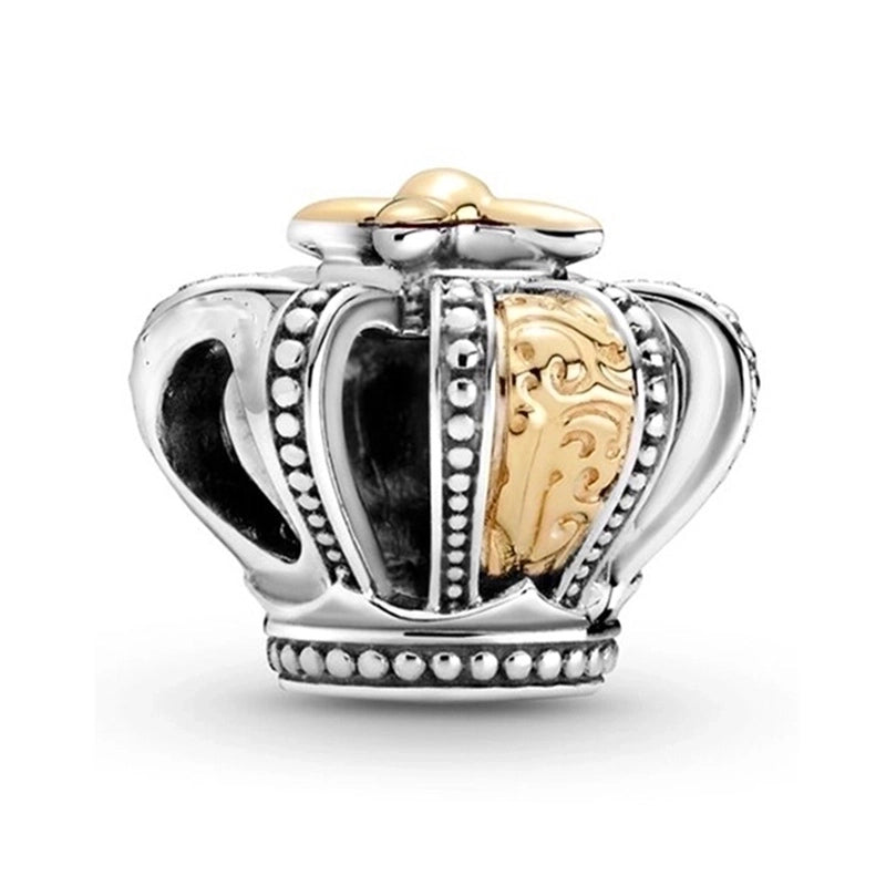 1 PC/Package Metal Rhinestones Plating Inlay Polished Pendant Beads