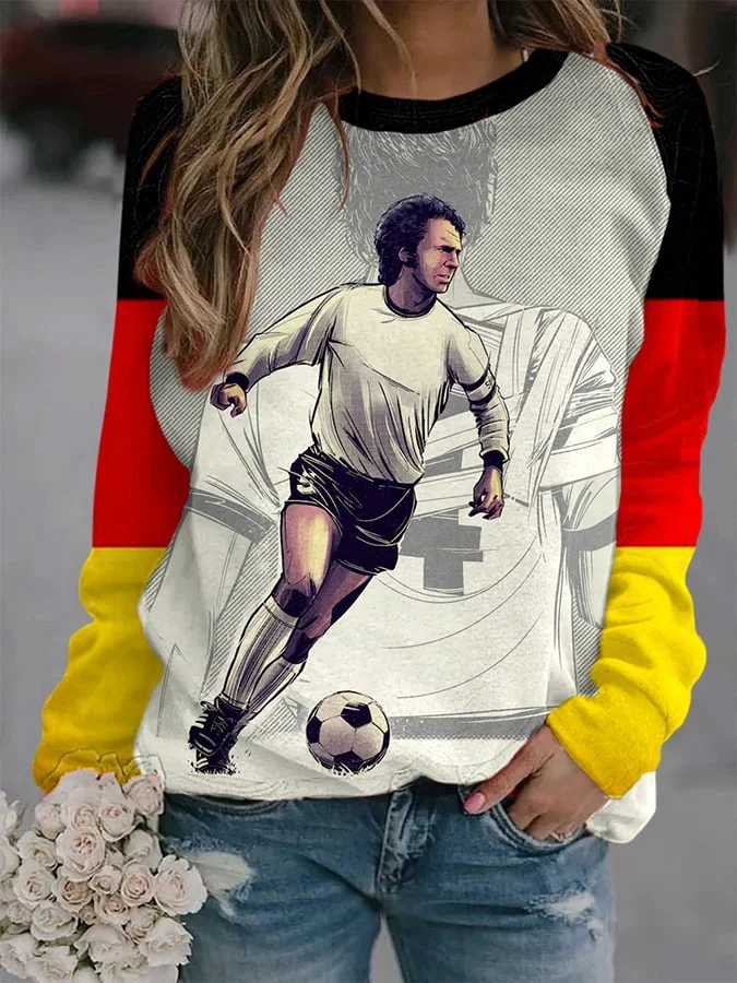 Women's RIP Beckenbauer Print Sweatshirt