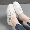 Gioiacombo&trade; Scarpe casual da donna con fiori ricamati in pelle di nuova moda