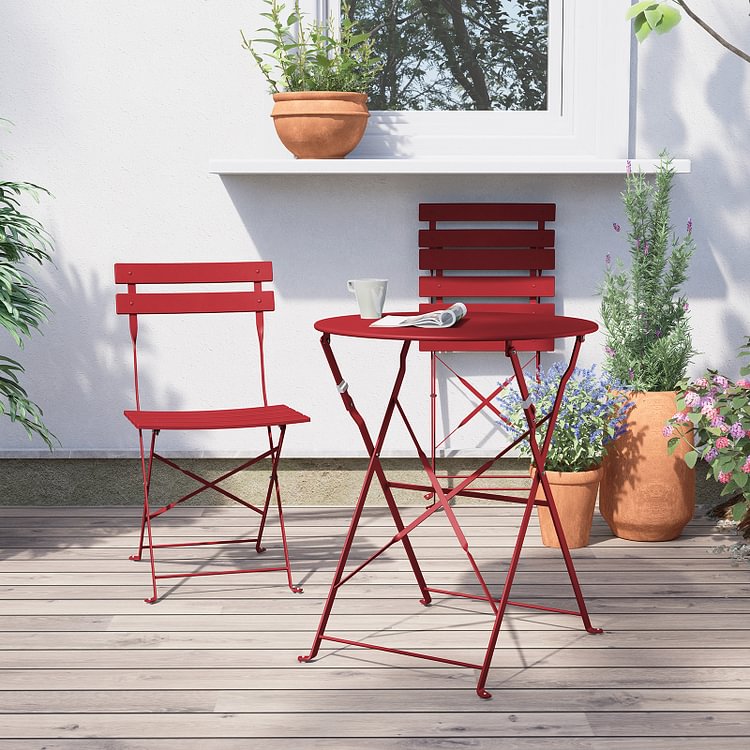 Outdoor Patio Furniture Sets (Red)