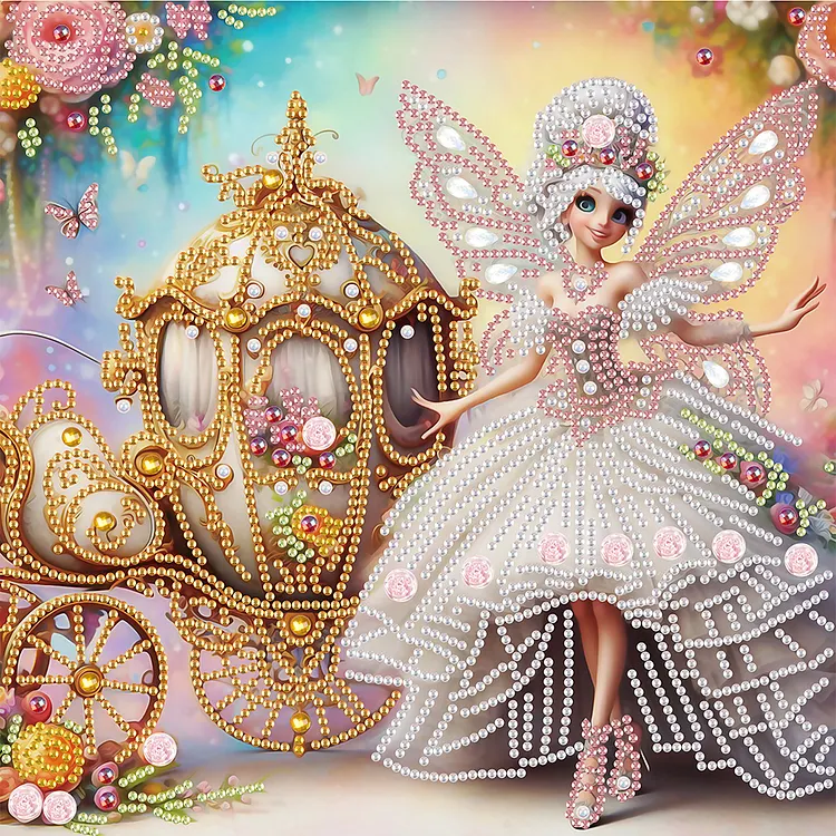 Elf Fairy 30*30cm (Canvas) Special Shaped Drill Diamond Painting gbfke