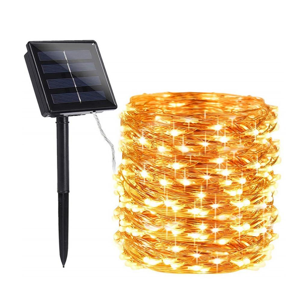 

200 LED 22m Solar Copper Wire Lamp Decorative String Light (Warm White), 501 Original