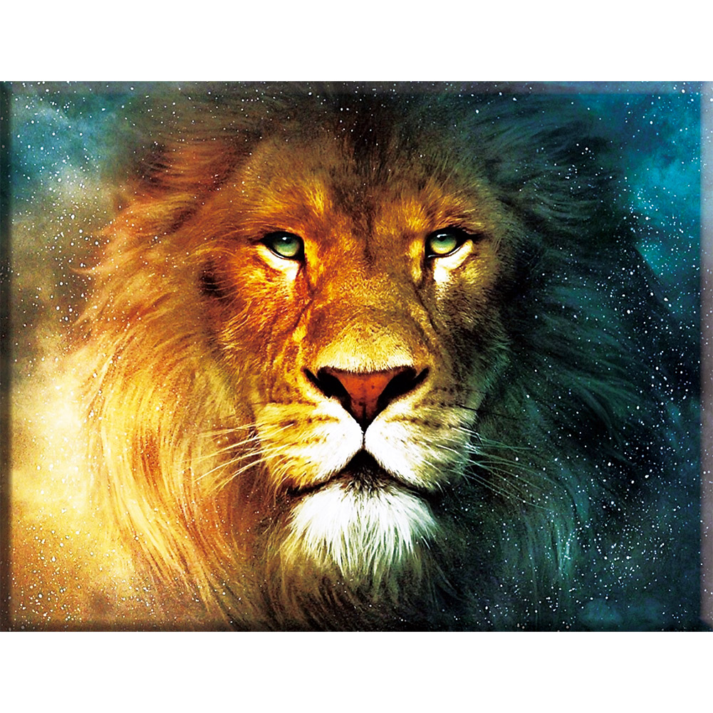 Lion - 14CT  Counted  Cross Stitch - 40*50CM