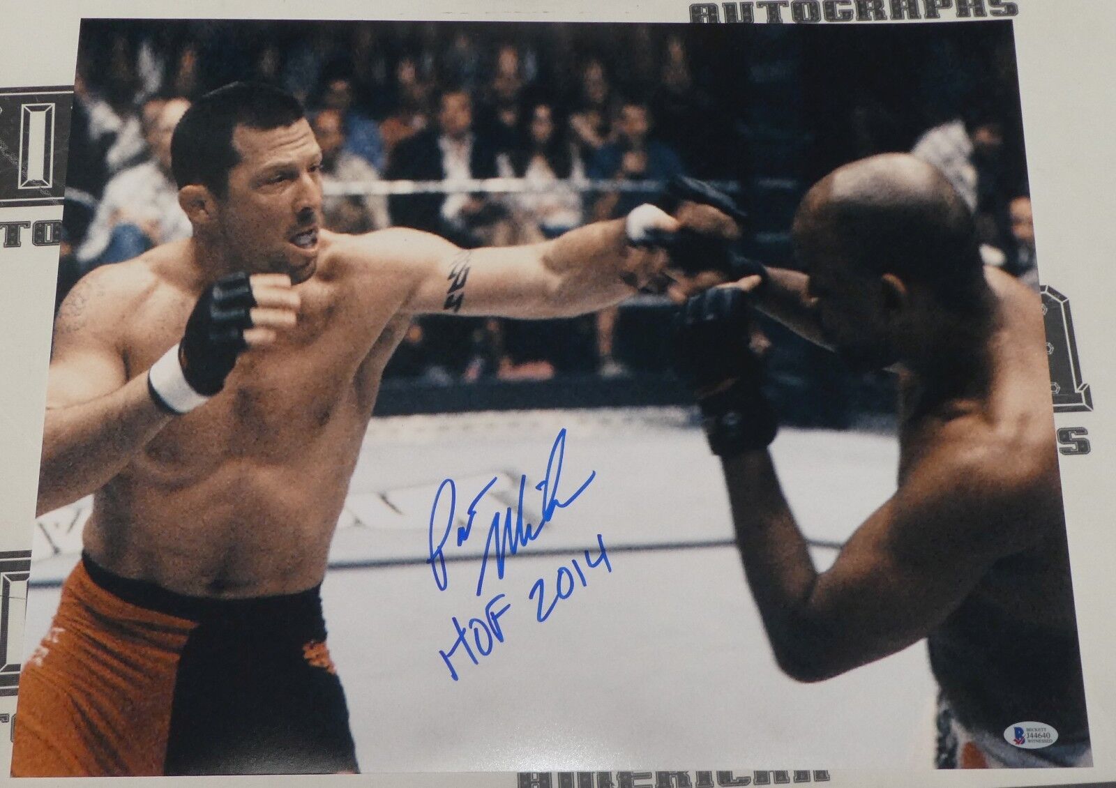 Pat Miletich Signed 16x20 Photo Poster painting BAS Beckett COA UFC Picture Autograph 16 18 32