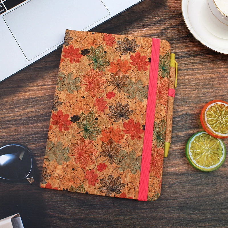 1 Piece Plant Learning Paper Cork Novelty Notebook