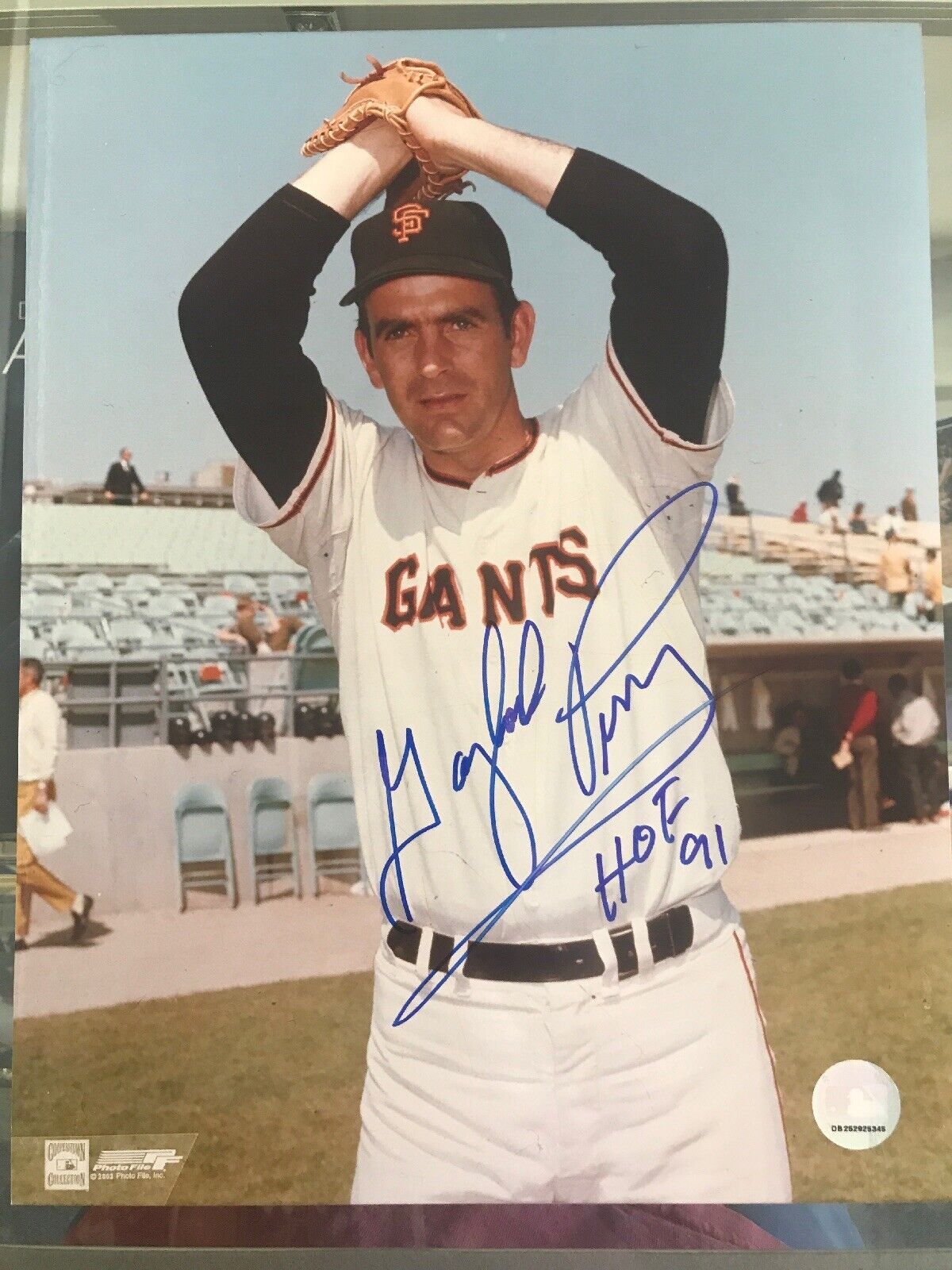 Gaylord Perry Signed 11x14 Giants Rangers Hall Of Fame B1 In Person