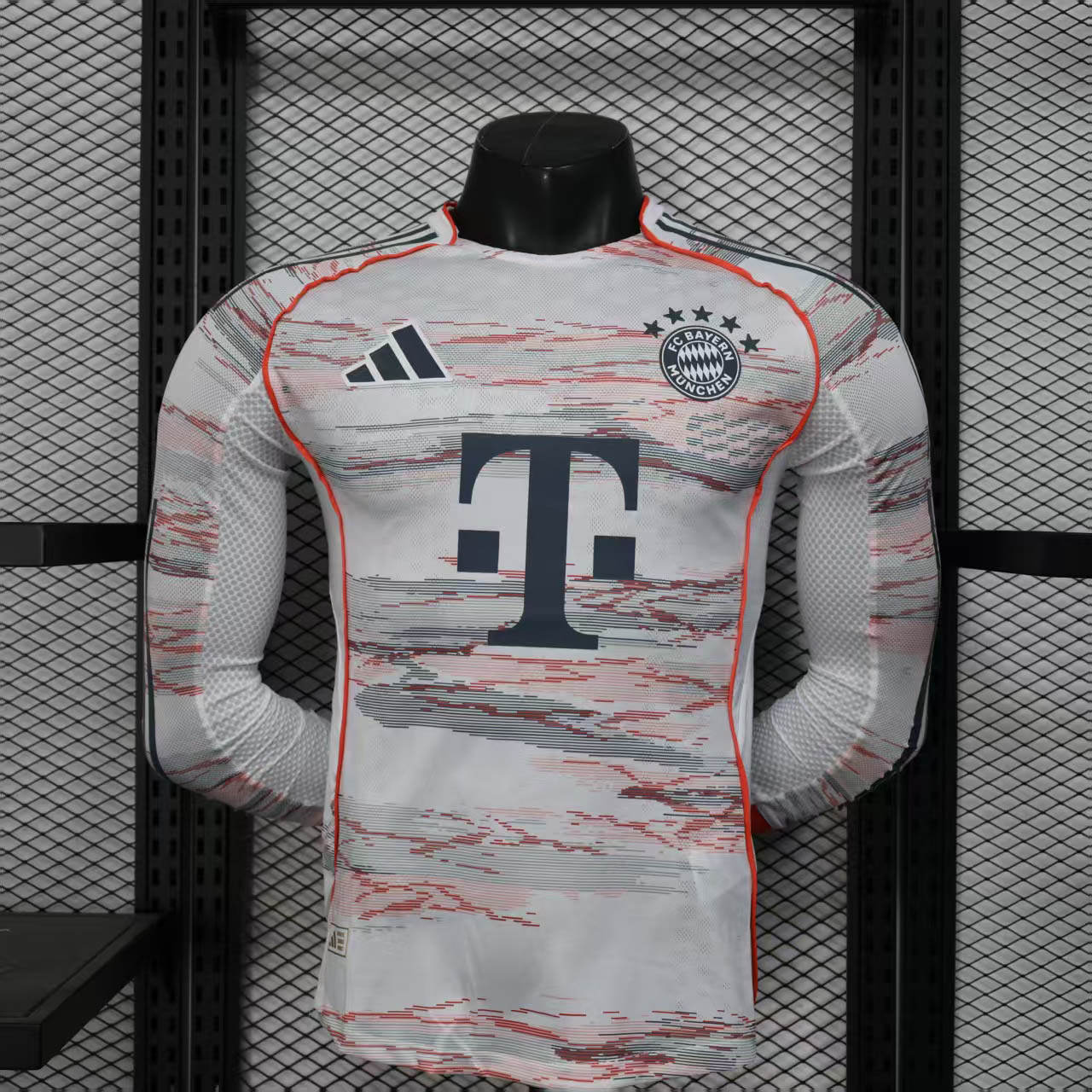 2025-2026 Long Sleeve Player Version FC Bayern Munich Away Football Shirt 1:1 Thai Quality- Maxi Kit